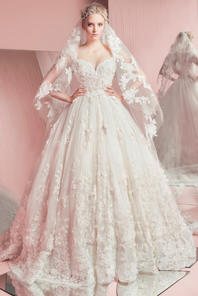 أجمل 10 فساتين زفاف في 2015